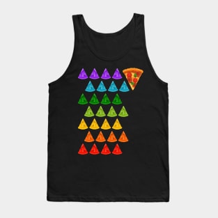 Pizza raimbow Tank Top